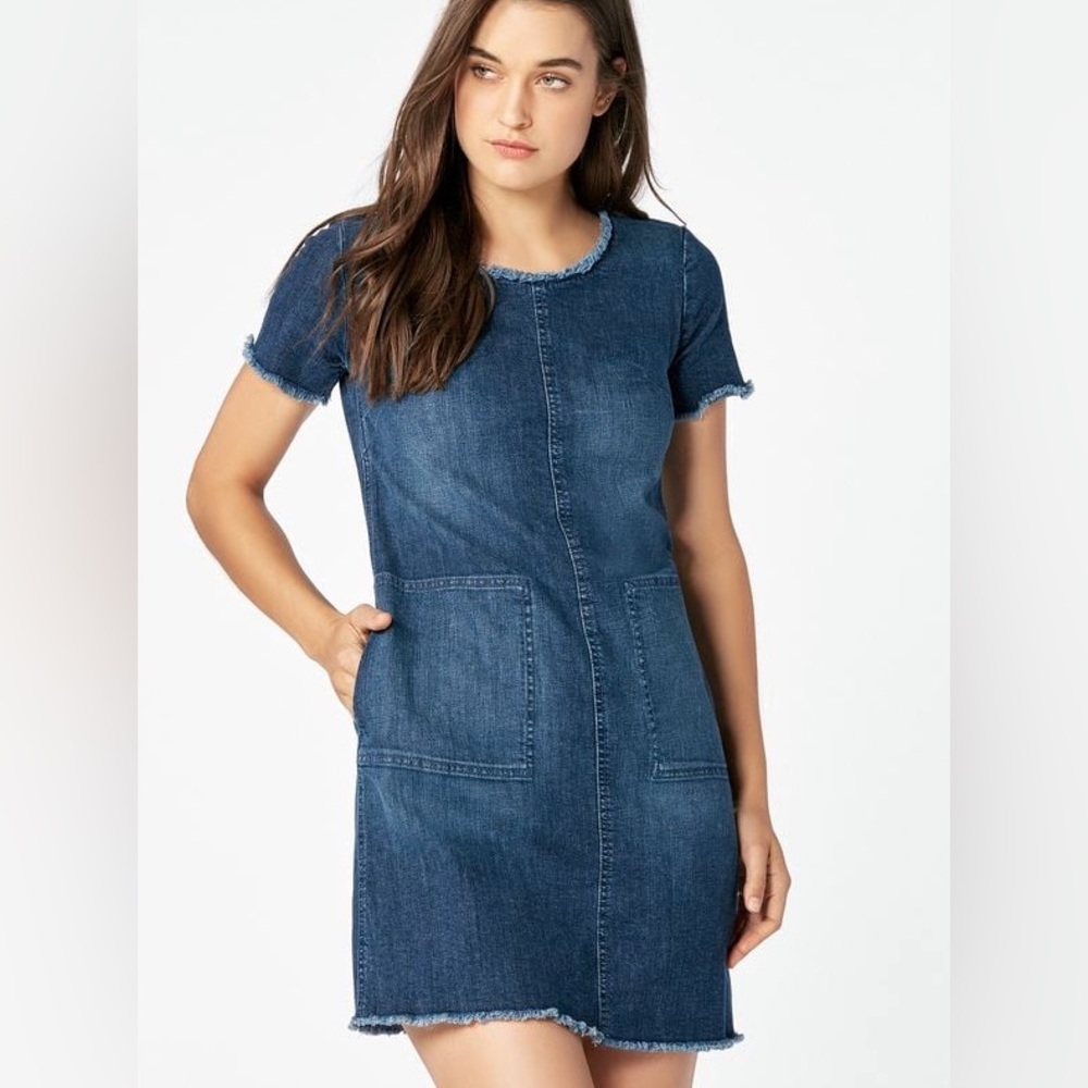 Denim Shift Dress